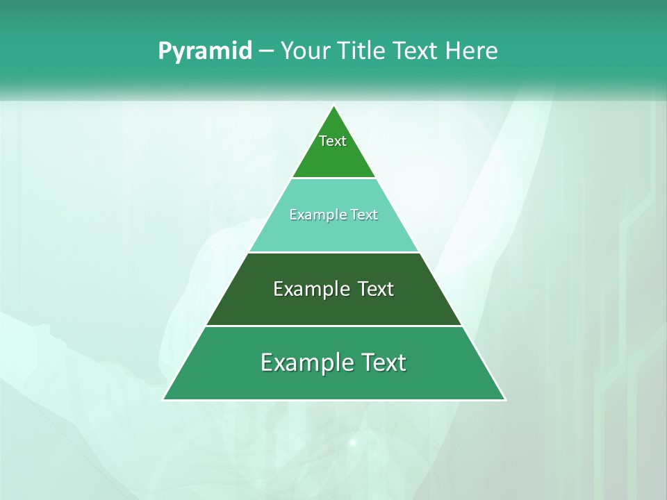 A Person Holding A Tennis Racquet On A Green Background PowerPoint Template