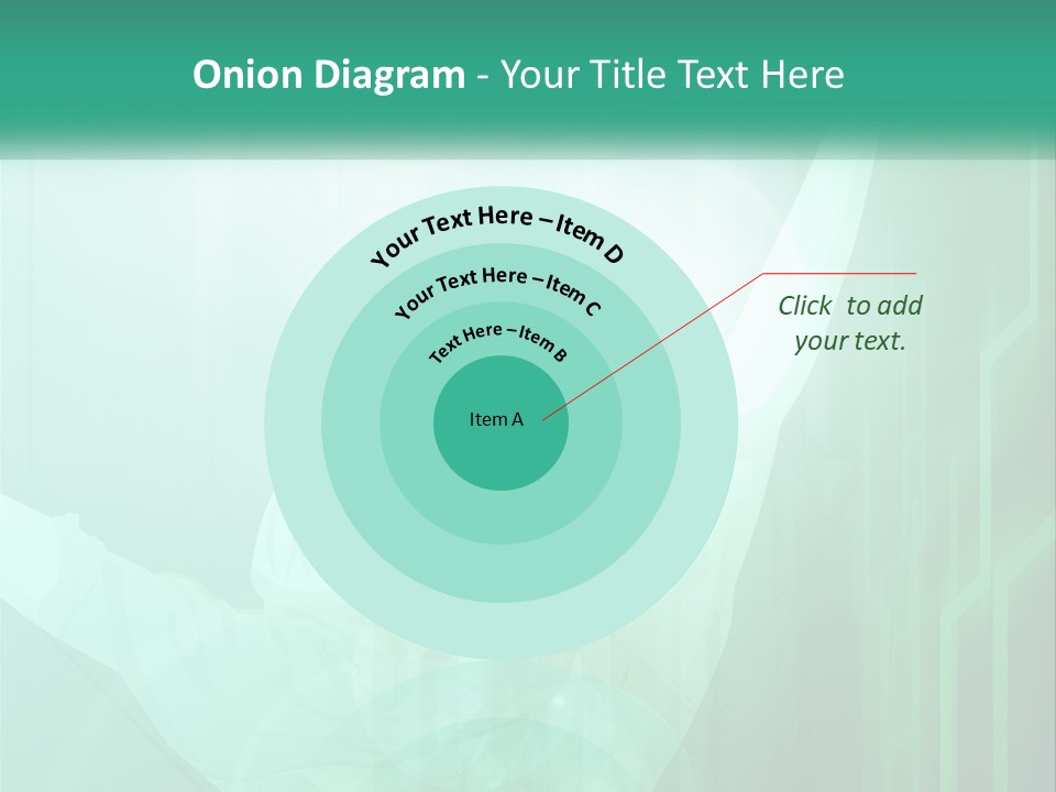 A Person Holding A Tennis Racquet On A Green Background PowerPoint Template