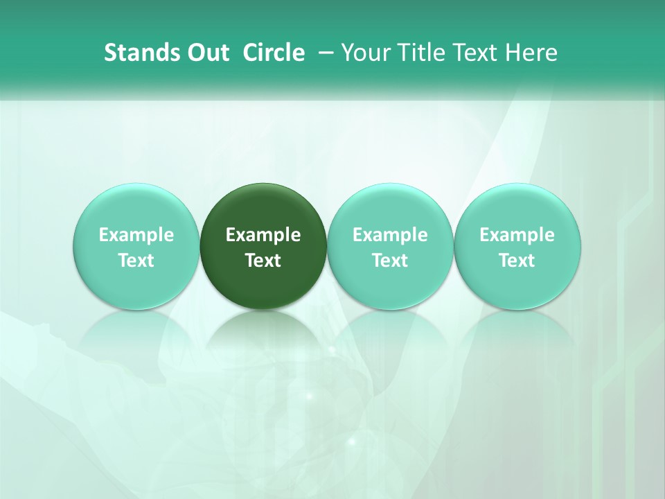 A Person Holding A Tennis Racquet On A Green Background PowerPoint Template