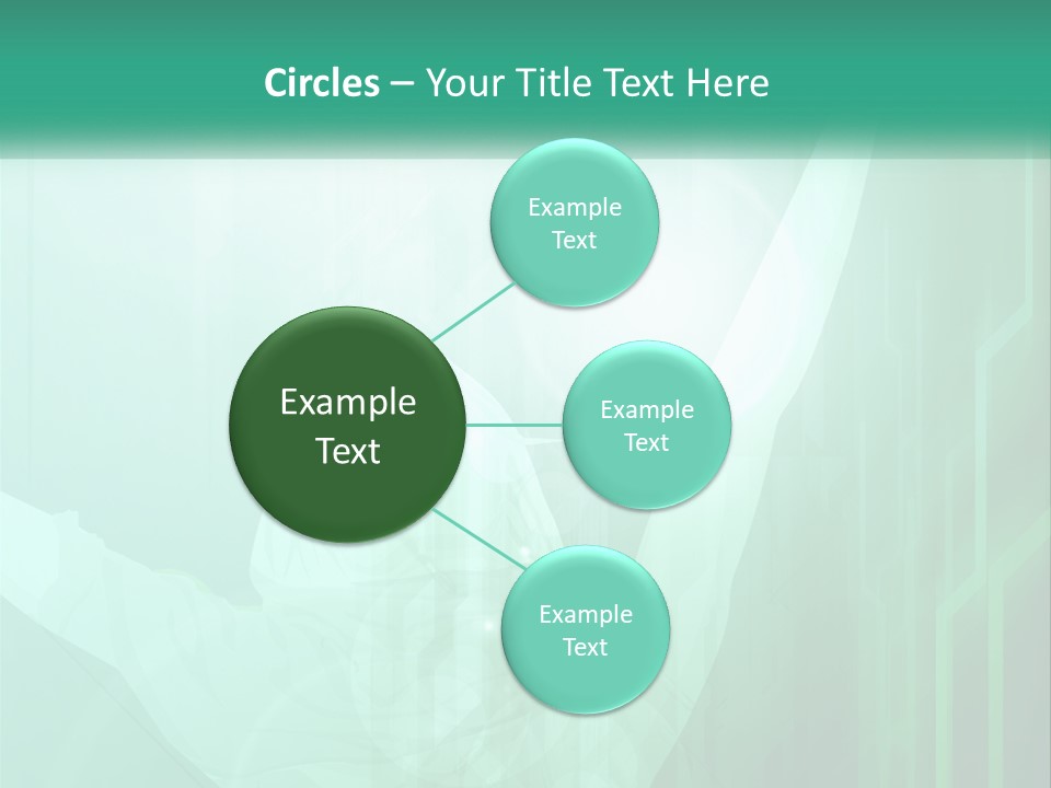 A Person Holding A Tennis Racquet On A Green Background PowerPoint Template
