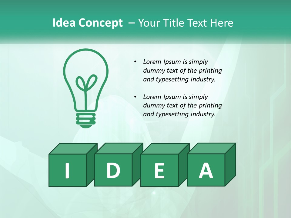 A Person Holding A Tennis Racquet On A Green Background PowerPoint Template