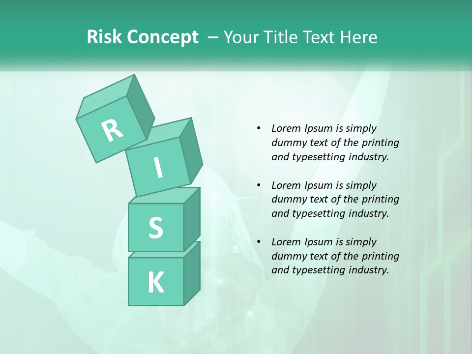 A Person Holding A Tennis Racquet On A Green Background PowerPoint Template