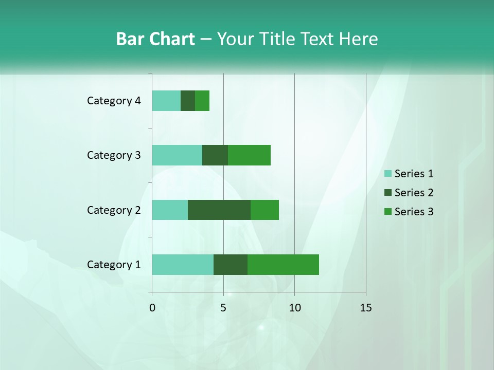 A Person Holding A Tennis Racquet On A Green Background PowerPoint Template