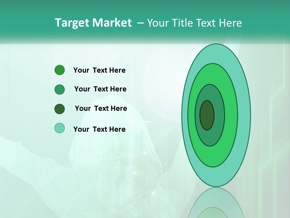 A Person Holding A Tennis Racquet On A Green Background PowerPoint Template