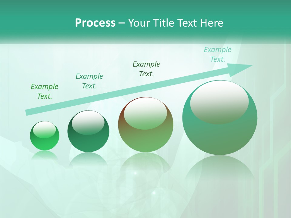A Person Holding A Tennis Racquet On A Green Background PowerPoint Template