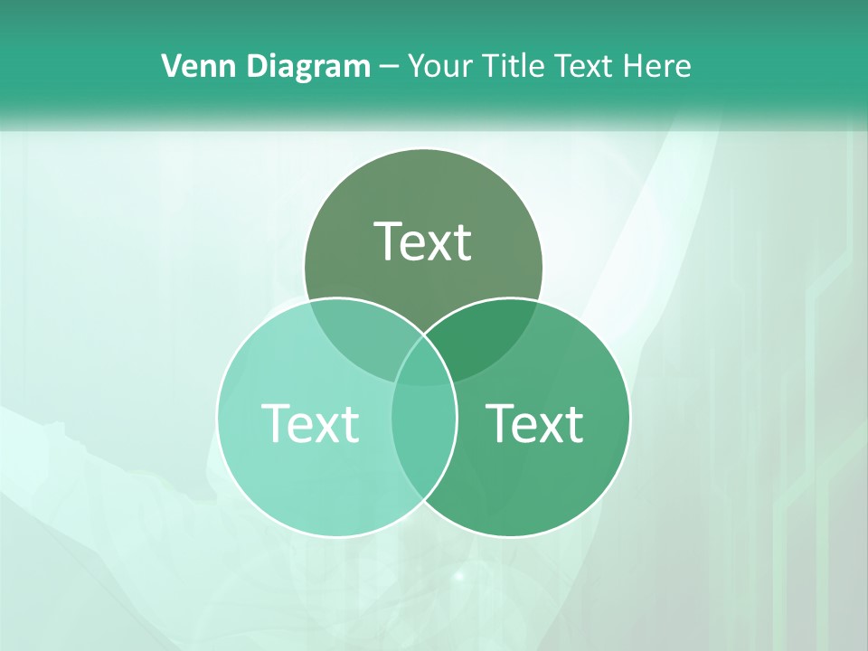 A Person Holding A Tennis Racquet On A Green Background PowerPoint Template