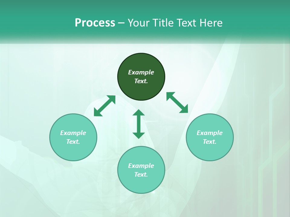 A Person Holding A Tennis Racquet On A Green Background PowerPoint Template