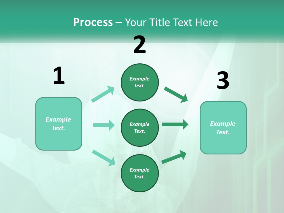 A Person Holding A Tennis Racquet On A Green Background PowerPoint Template