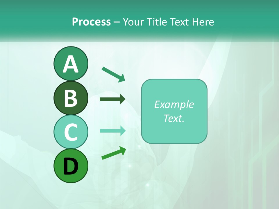 A Person Holding A Tennis Racquet On A Green Background PowerPoint Template