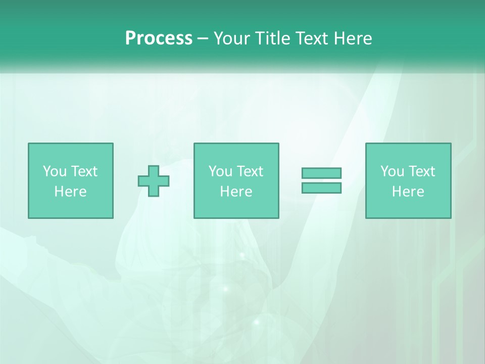 A Person Holding A Tennis Racquet On A Green Background PowerPoint Template