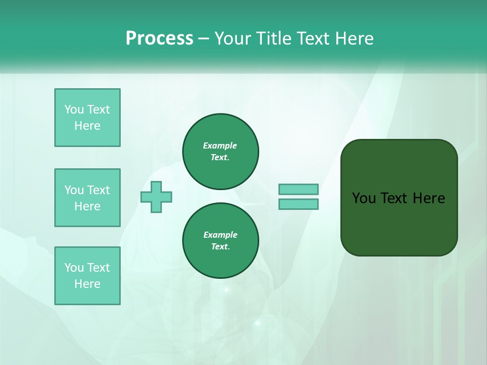 A Person Holding A Tennis Racquet On A Green Background PowerPoint Template