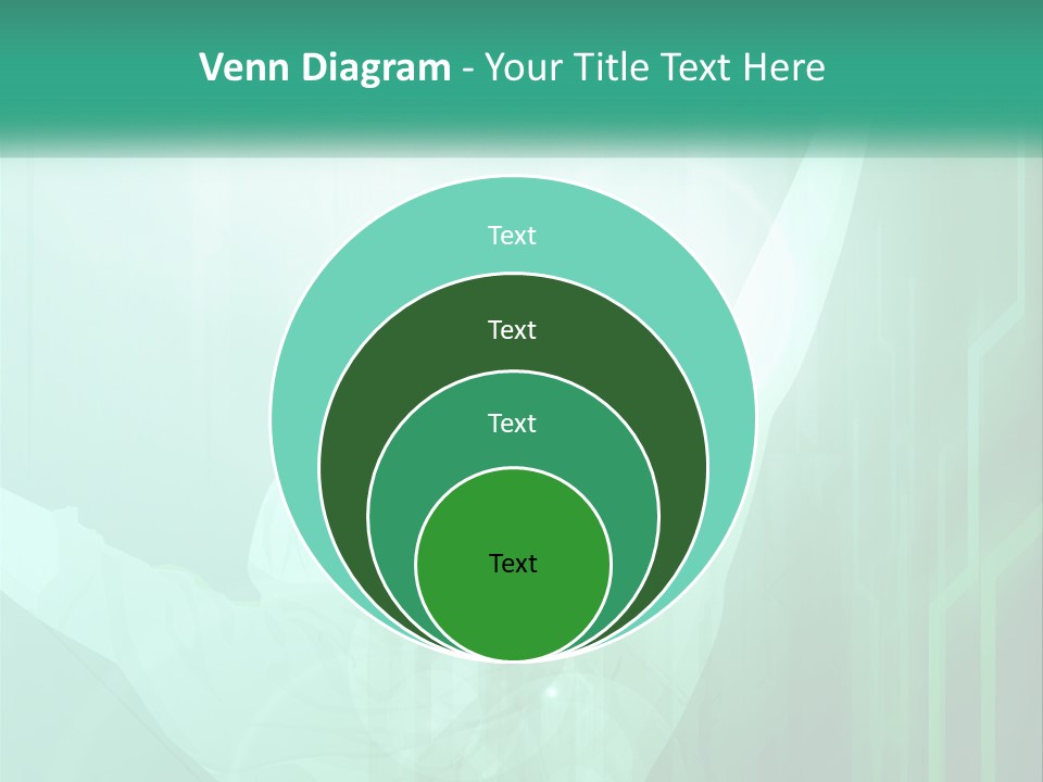 A Person Holding A Tennis Racquet On A Green Background PowerPoint Template