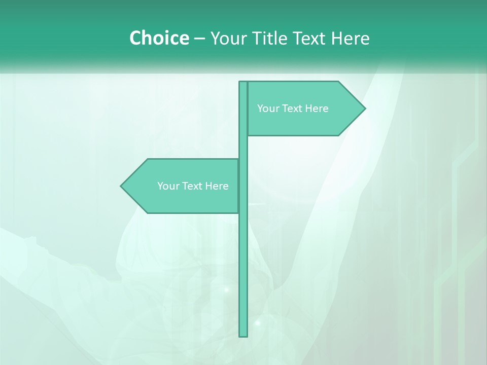 A Person Holding A Tennis Racquet On A Green Background PowerPoint Template