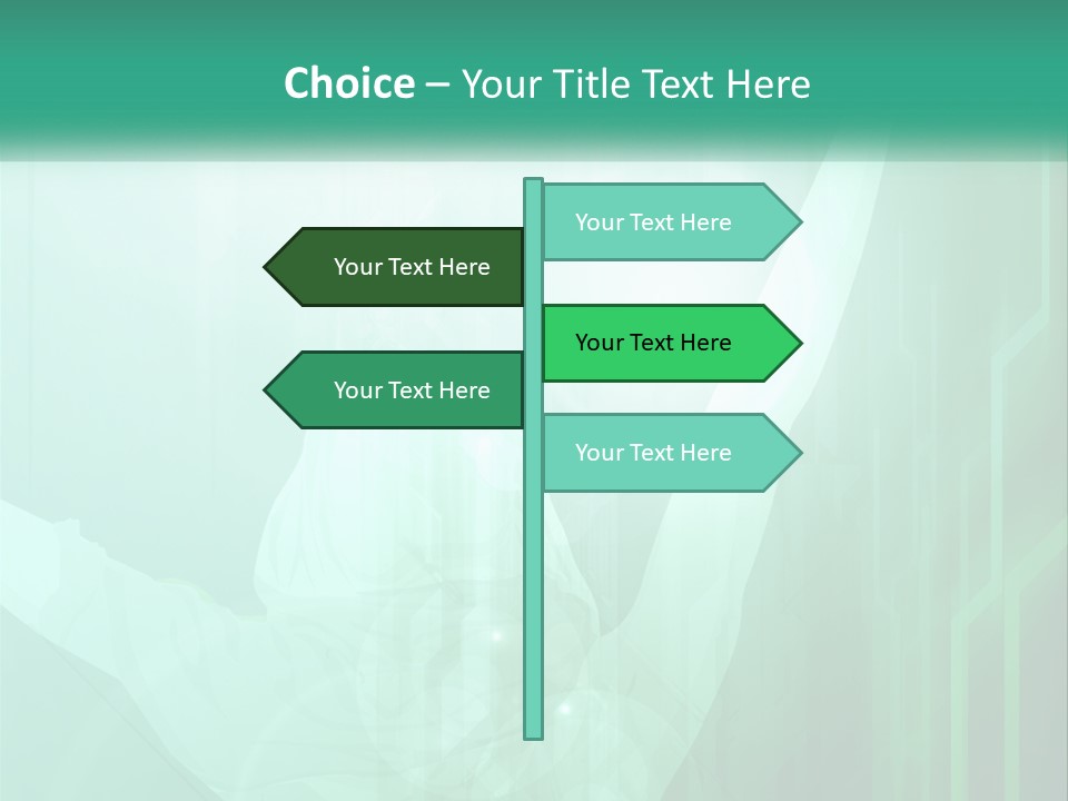 A Person Holding A Tennis Racquet On A Green Background PowerPoint Template