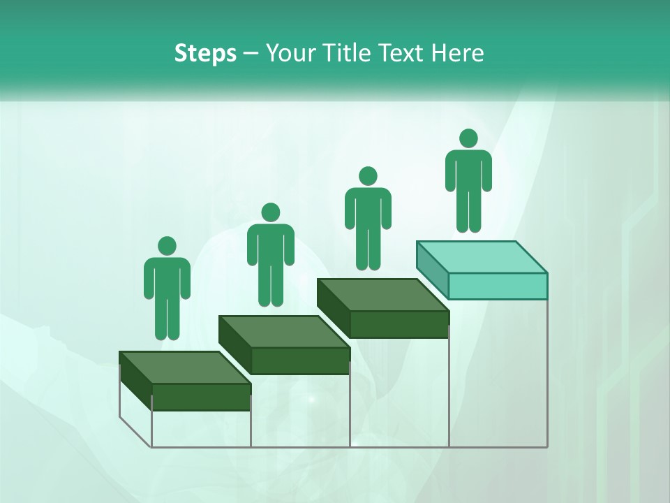 A Person Holding A Tennis Racquet On A Green Background PowerPoint Template