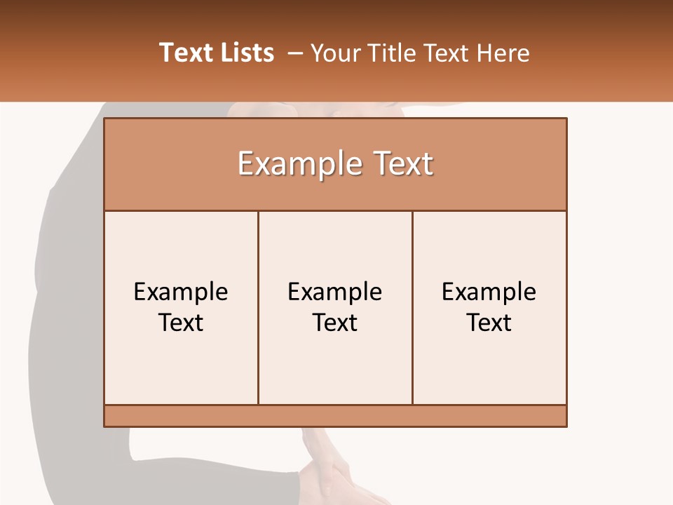 A Woman In A Yoga Pose With A Sign In Front Of Her PowerPoint Template