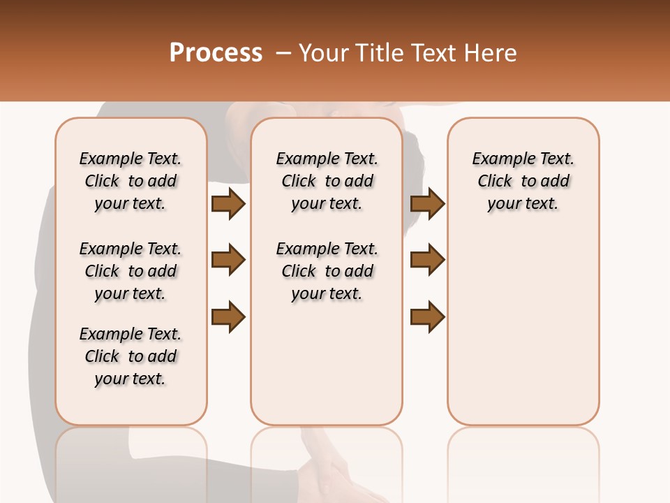 A Woman In A Yoga Pose With A Sign In Front Of Her PowerPoint Template