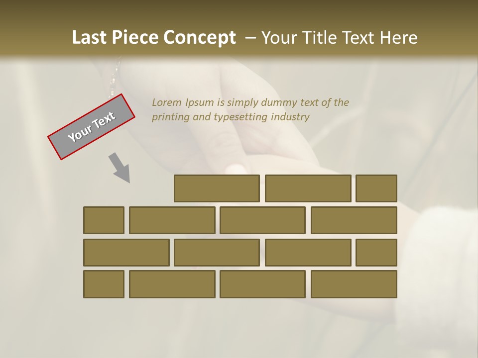 A Person Holding The Hand Of Another Person In A Field PowerPoint Template