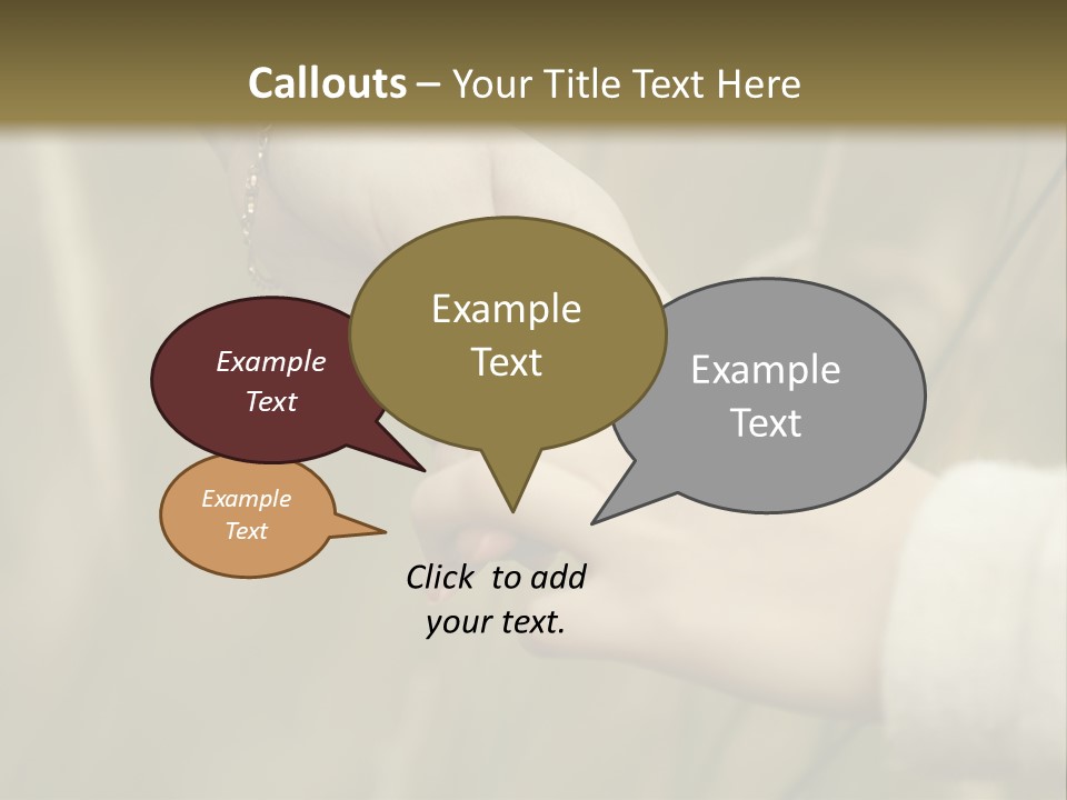 A Person Holding The Hand Of Another Person In A Field PowerPoint Template