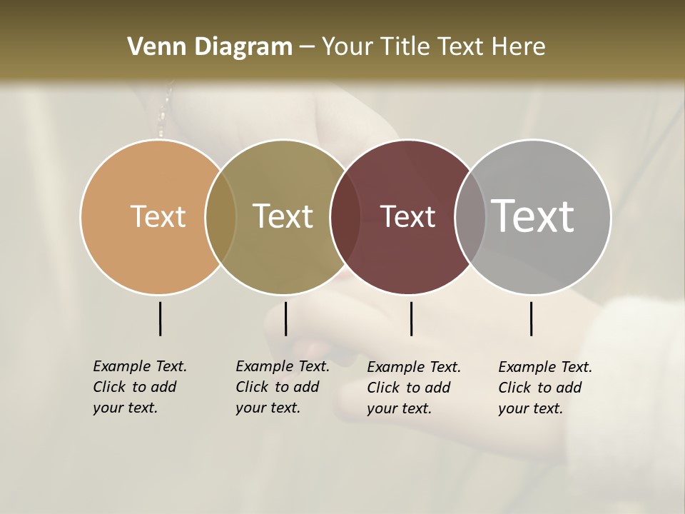 A Person Holding The Hand Of Another Person In A Field PowerPoint Template