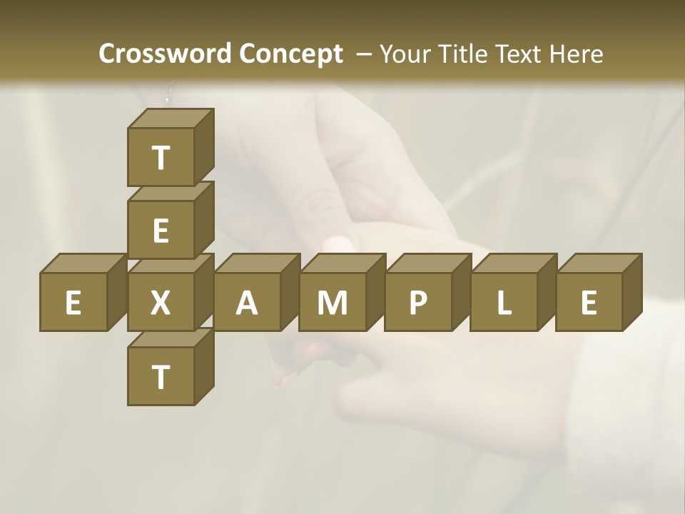 A Person Holding The Hand Of Another Person In A Field PowerPoint Template
