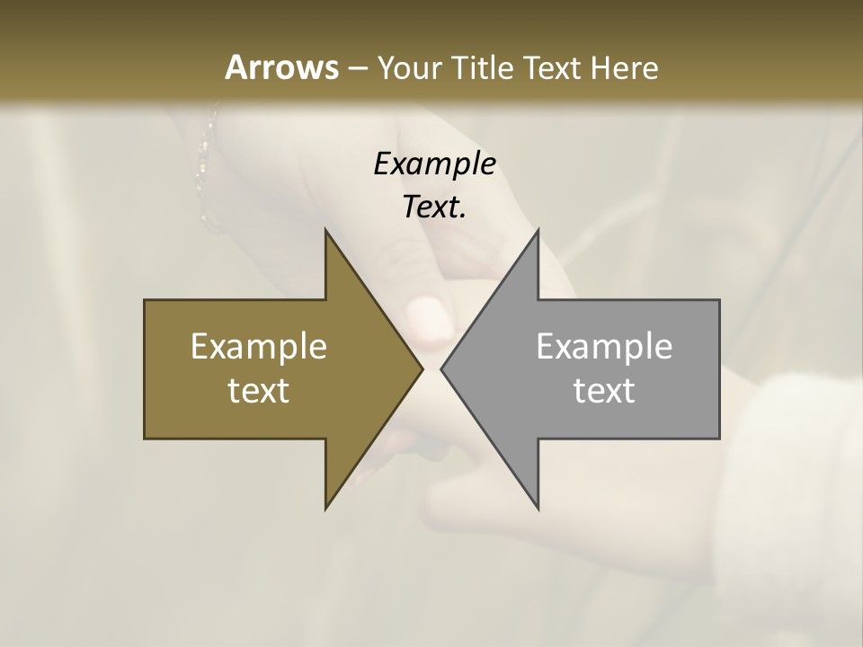 A Person Holding The Hand Of Another Person In A Field PowerPoint Template