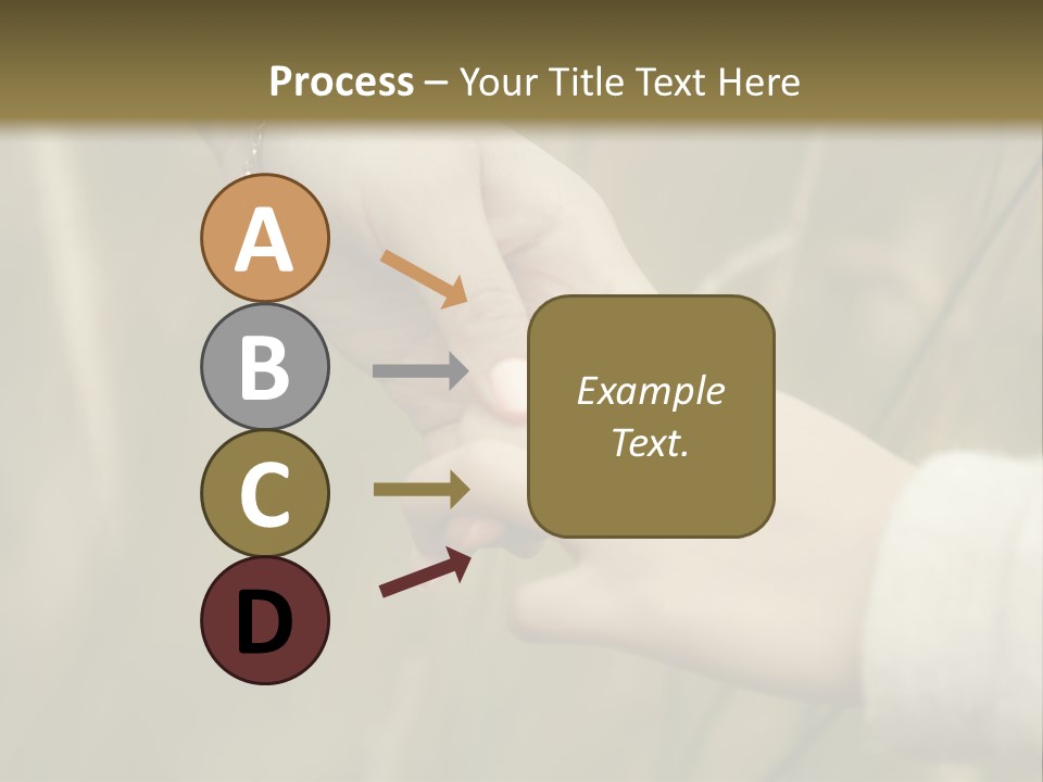 A Person Holding The Hand Of Another Person In A Field PowerPoint Template