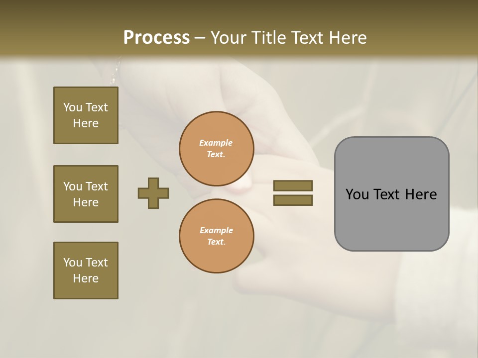 A Person Holding The Hand Of Another Person In A Field PowerPoint Template