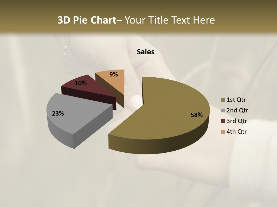 A Person Holding The Hand Of Another Person In A Field PowerPoint Template