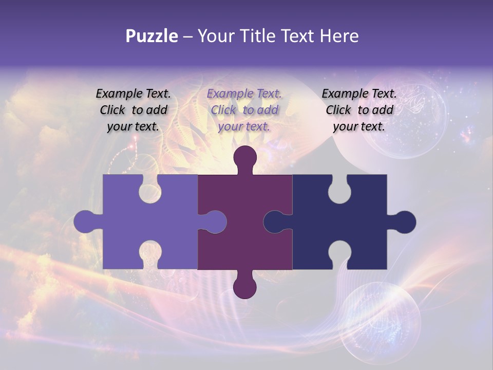 A Woman's Face Surrounded By Bubbles And Bubbles PowerPoint Template