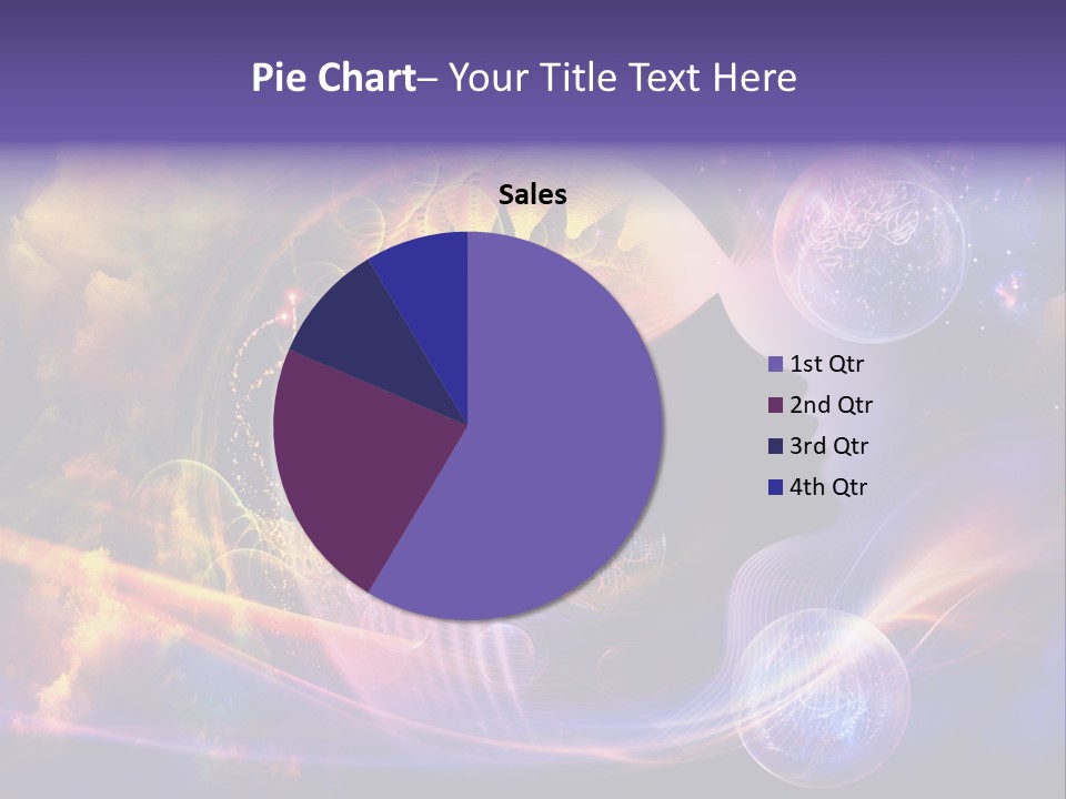 A Woman's Face Surrounded By Bubbles And Bubbles PowerPoint Template