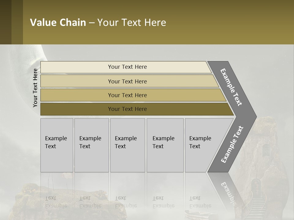 A Man Is Sitting On The Moon In The Sky PowerPoint Template