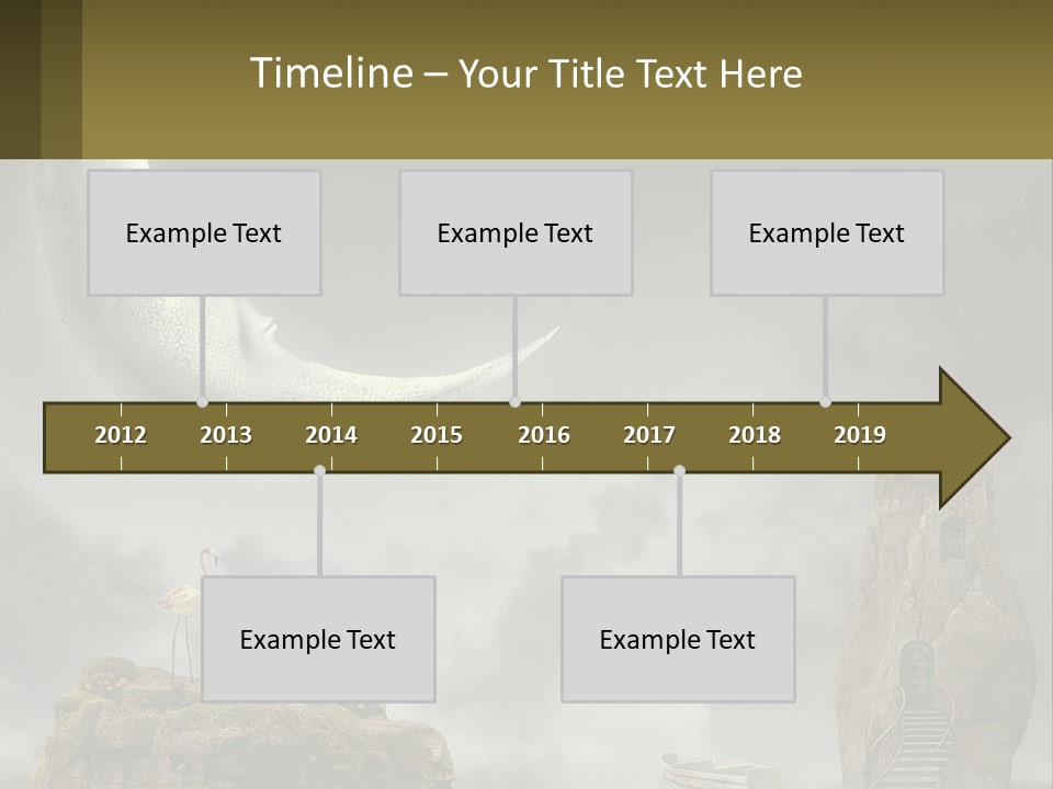 A Man Is Sitting On The Moon In The Sky PowerPoint Template
