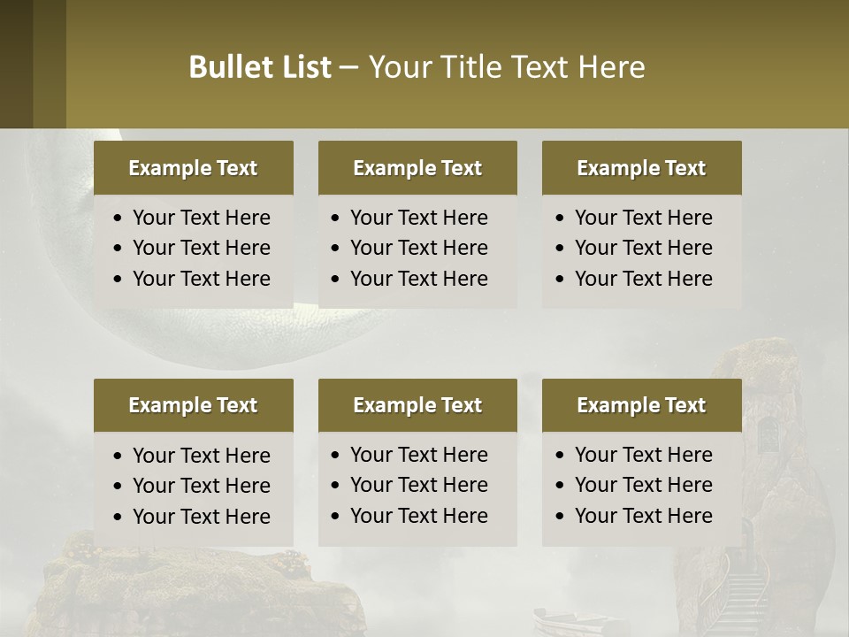 A Man Is Sitting On The Moon In The Sky PowerPoint Template