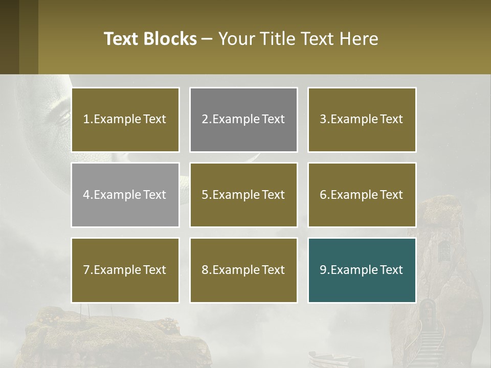 A Man Is Sitting On The Moon In The Sky PowerPoint Template