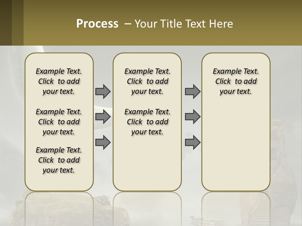 A Man Is Sitting On The Moon In The Sky PowerPoint Template