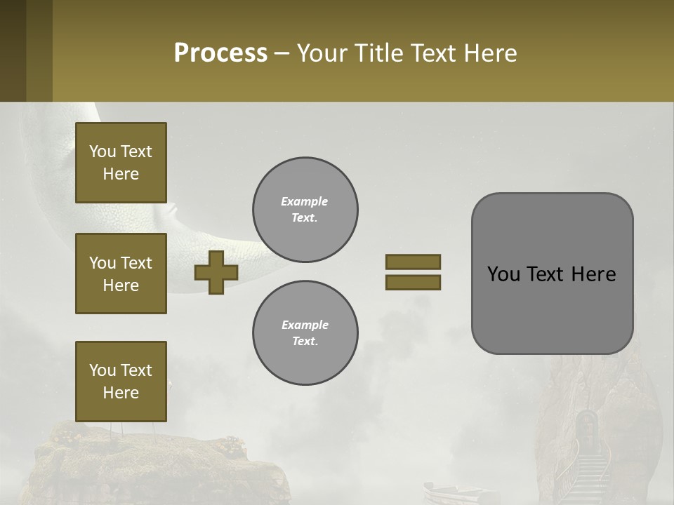 A Man Is Sitting On The Moon In The Sky PowerPoint Template