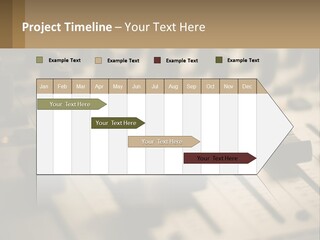 A Sound Board With Many Knobs On It PowerPoint Template