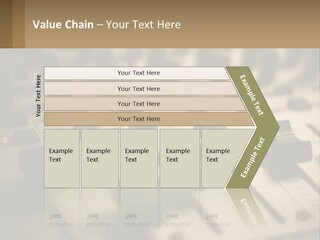 A Sound Board With Many Knobs On It PowerPoint Template