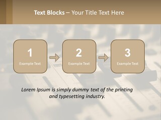 A Sound Board With Many Knobs On It PowerPoint Template