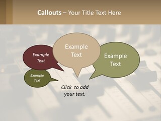 A Sound Board With Many Knobs On It PowerPoint Template