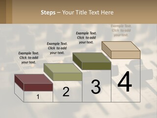 A Sound Board With Many Knobs On It PowerPoint Template