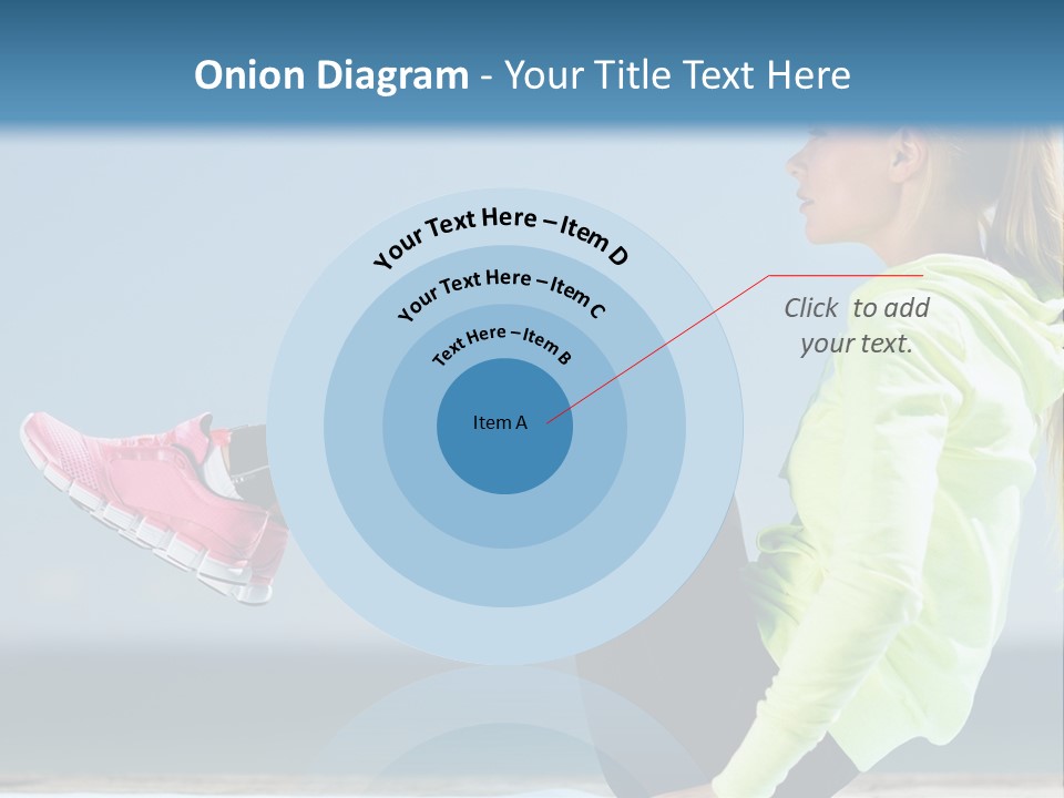 A Woman Is Sitting On The Beach With Her Feet Up In The Air PowerPoint Template