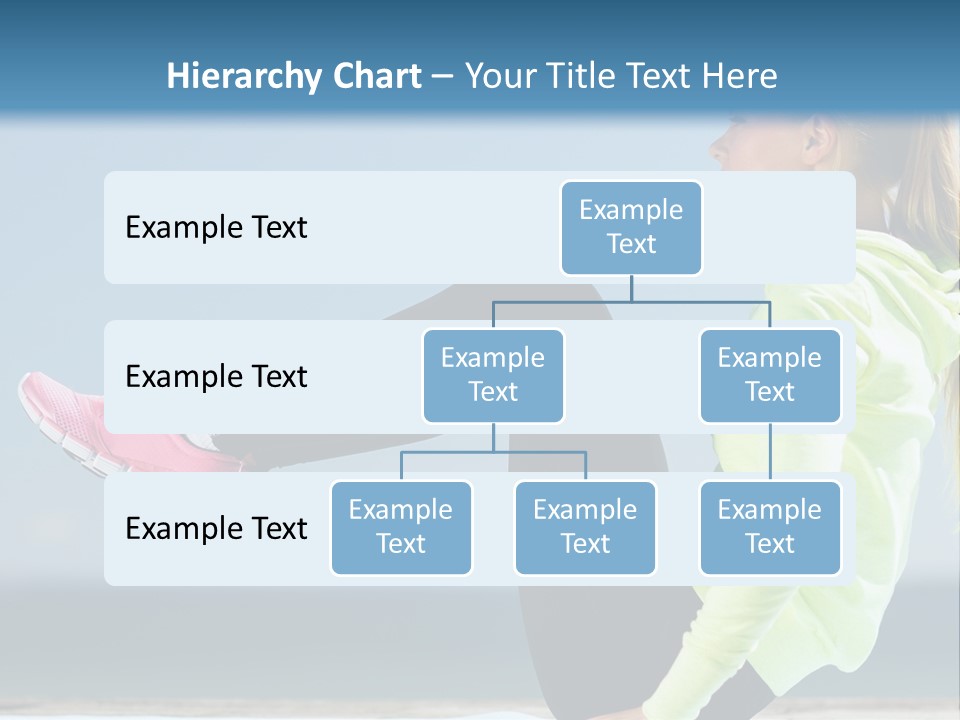 A Woman Is Sitting On The Beach With Her Feet Up In The Air PowerPoint Template