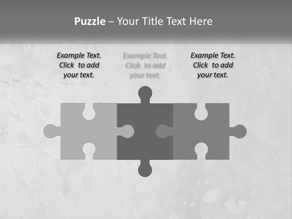 A Gray Concrete Wall With A White Background PowerPoint Template