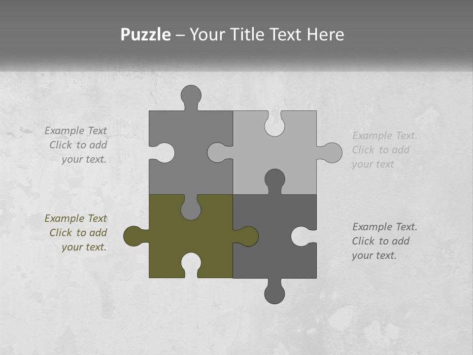 A Gray Concrete Wall With A White Background PowerPoint Template