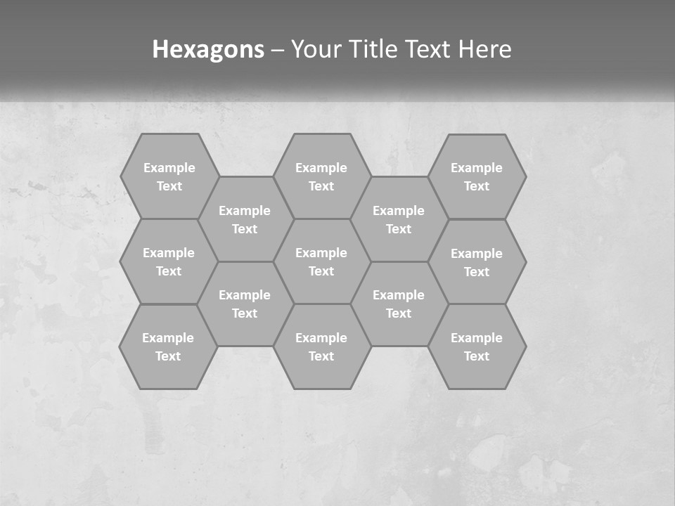 A Gray Concrete Wall With A White Background PowerPoint Template