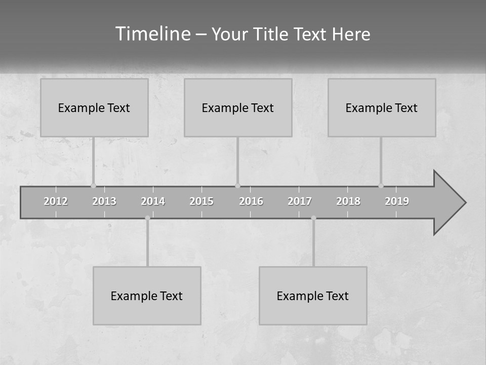 A Gray Concrete Wall With A White Background PowerPoint Template