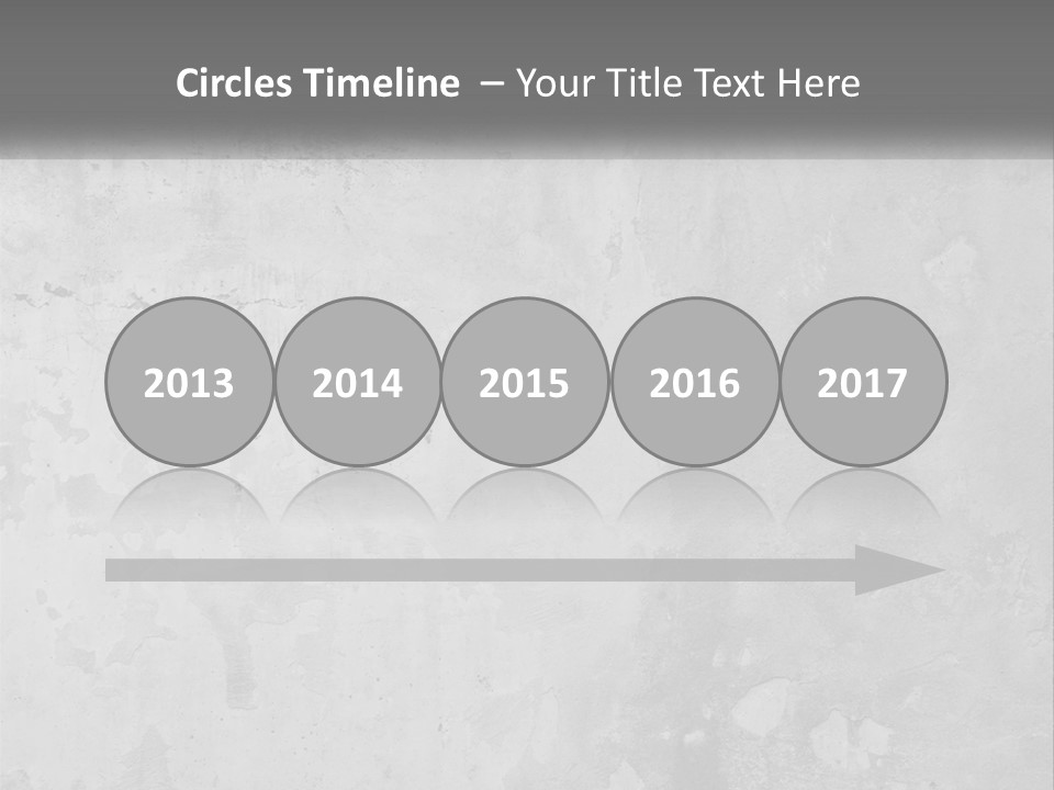 A Gray Concrete Wall With A White Background PowerPoint Template