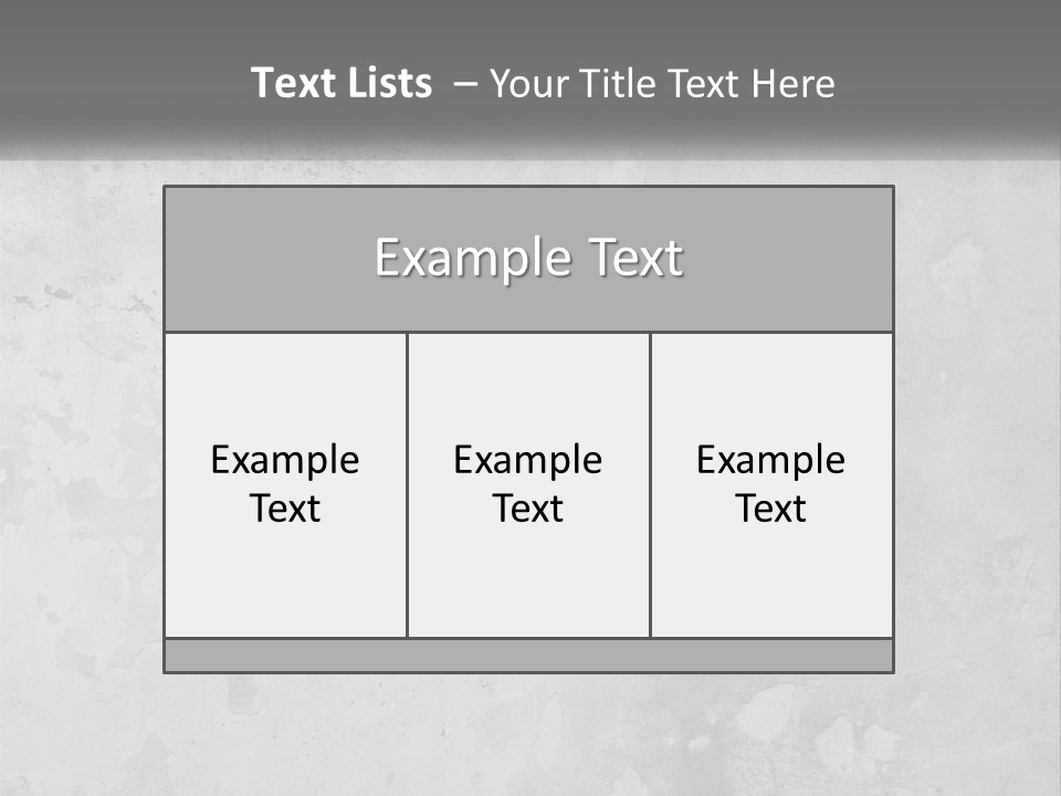 A Gray Concrete Wall With A White Background PowerPoint Template
